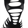 Subblime - 952266 Robe Résille Élastique Manches Longues Noir Taille Unique